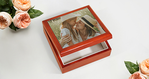 Muttertagsgeschenke verpacken - Foto-Geschenkkästchen für
Schmuck